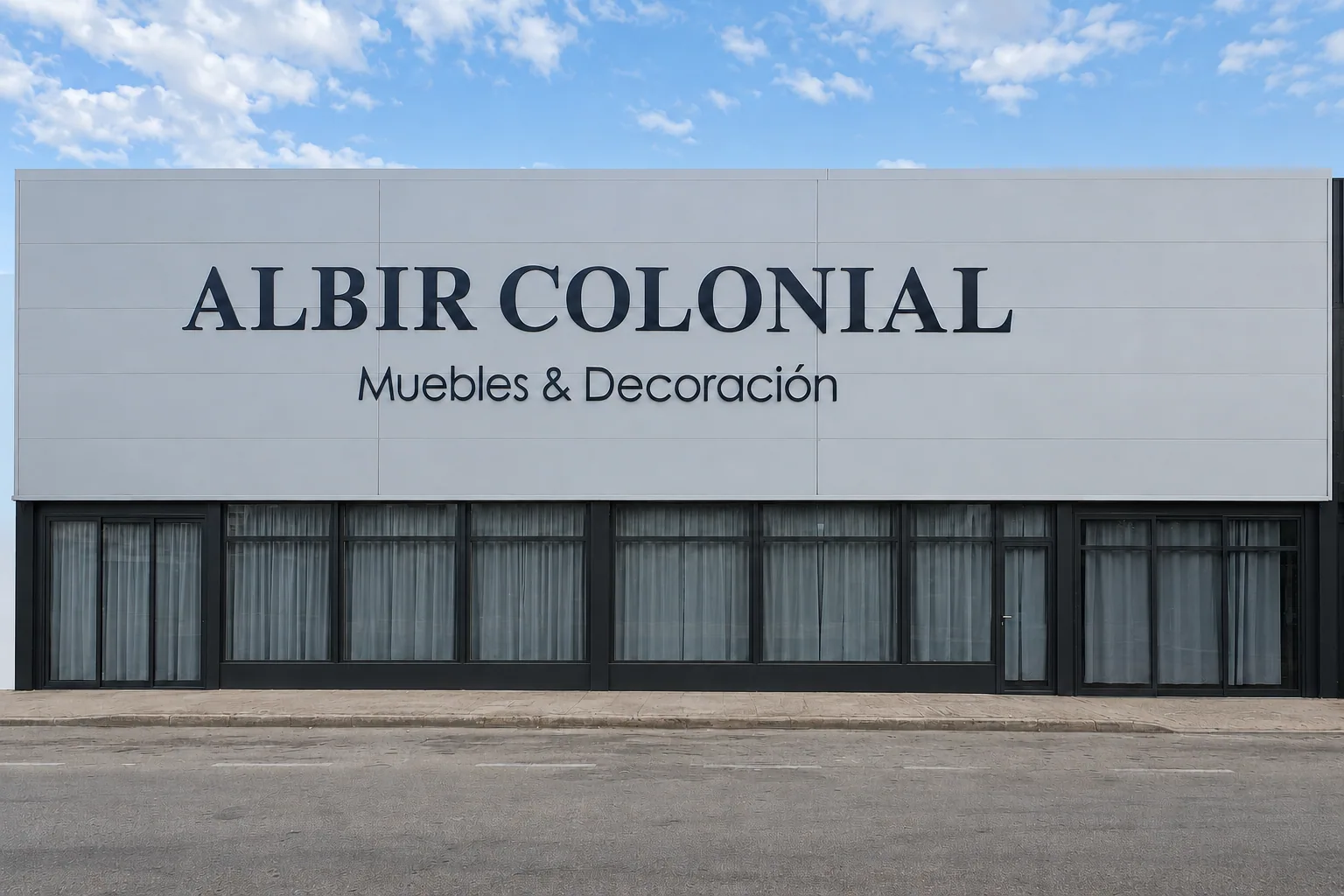 Fachada de la tienda Albir Colonial Altea